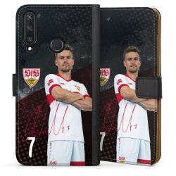 Sideflip mit langer Lasche schwarz