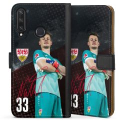 Sideflip mit langer Lasche schwarz