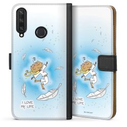 Sideflip mit langer Lasche schwarz