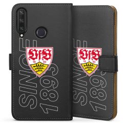 Sideflip mit langer Lasche schwarz