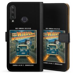 Sideflip mit langer Lasche schwarz