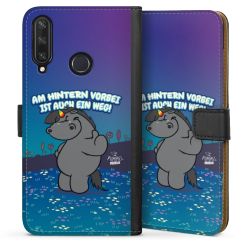 Sideflip mit langer Lasche schwarz