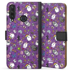 Sideflip mit langer Lasche schwarz