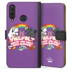 Sideflip mit langer Lasche schwarz