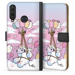 Sideflip mit langer Lasche schwarz