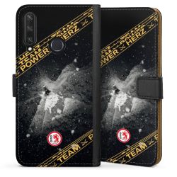 Sideflip mit langer Lasche schwarz