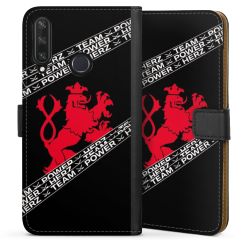 Sideflip mit langer Lasche schwarz