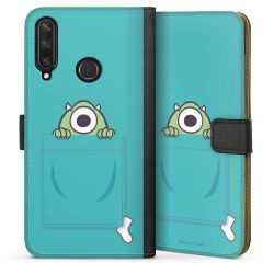 Sideflip mit langer Lasche schwarz