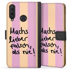 Sideflip mit langer Lasche schwarz