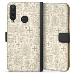 Sideflip mit langer Lasche schwarz