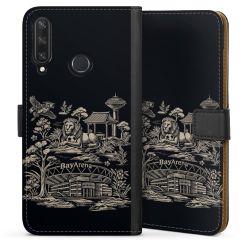 Sideflip mit langer Lasche schwarz