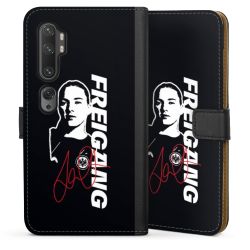 Sideflip mit langer Lasche schwarz