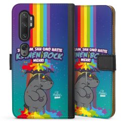 Sideflip mit langer Lasche schwarz