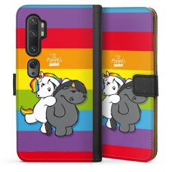 Sideflip mit langer Lasche schwarz