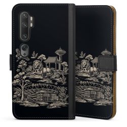 Sideflip mit langer Lasche schwarz