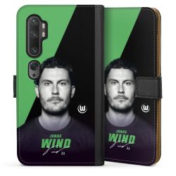 Sideflip mit langer Lasche schwarz