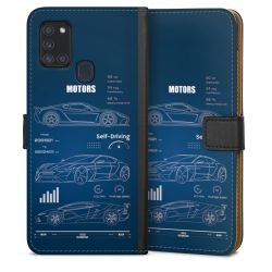 Sideflip Fodral med flap svart