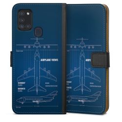 Sideflip Fodral med flap svart