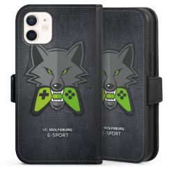 Sideflip mit Lasche schwarz