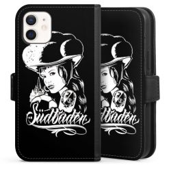 Sideflip mit Lasche schwarz