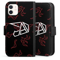 Sideflip mit Lasche schwarz