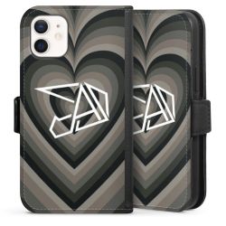 Sideflip mit Lasche schwarz