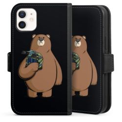 Sideflip mit Lasche schwarz