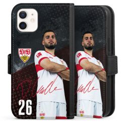 Sideflip mit Lasche schwarz