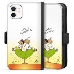 Sideflip mit Lasche schwarz