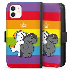 Sideflip mit Lasche schwarz