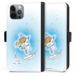 Sideflip mit Lasche schwarz