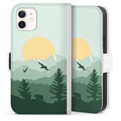 Sideflip Fodral med flap vit