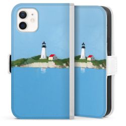 Sideflip Fodral med flap vit