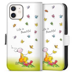 Sideflip mit Lasche weiß/seitliche Lasche