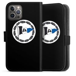 Sideflip mit langer Lasche schwarz