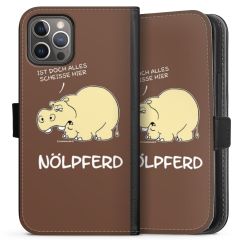 Sideflip mit langer Lasche schwarz