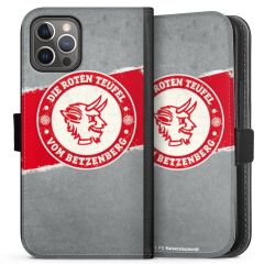 Sideflip mit langer Lasche schwarz