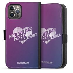 Sideflip mit langer Lasche schwarz