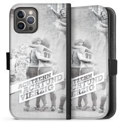 Sideflip mit langer Lasche schwarz