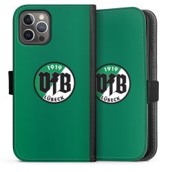 Sideflip mit langer Lasche schwarz