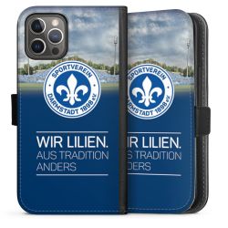 Sideflip mit langer Lasche schwarz