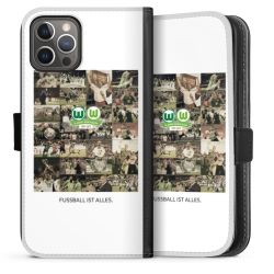 Sideflip mit langer Lasche schwarz