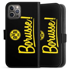 Sideflip mit langer Lasche schwarz