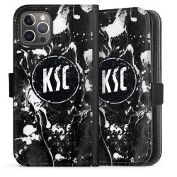 Sideflip mit langer Lasche schwarz