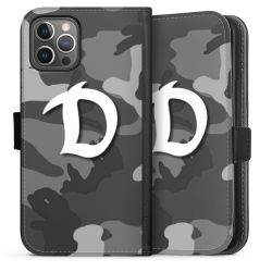 Sideflip mit langer Lasche schwarz