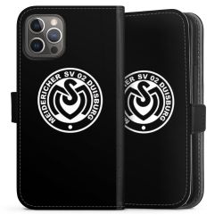 Sideflip mit langer Lasche schwarz