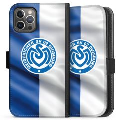 Sideflip mit langer Lasche schwarz