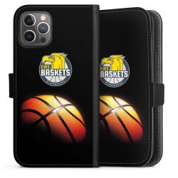 Sideflip mit langer Lasche schwarz