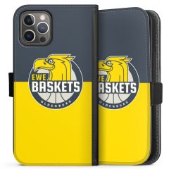 Sideflip mit langer Lasche schwarz