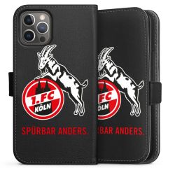 Sideflip mit langer Lasche schwarz